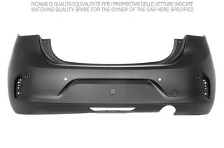 Paragolpes Trasero Imprimado Con 6 Agujeros Para Sensores+Agujeros Camera para Opel CORSA F 2019