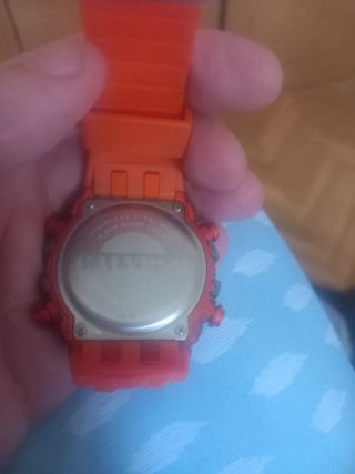 Reloj Calypso Negro y Naranja