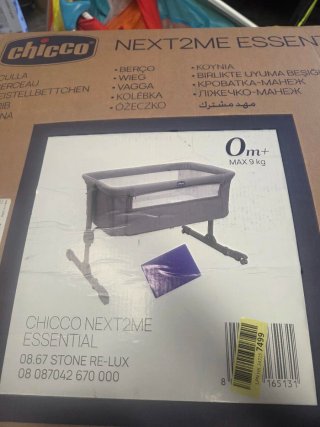 Culla Colecho Chicco Next2Me Essential Grigio