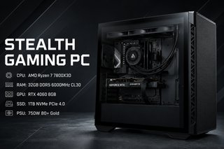 PC Gaming | Ryzen 7 7800X3D | 32GB DDR5 | RTX 4060