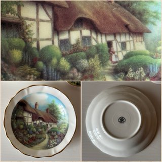 3 Platos Porcelana Fina Británica