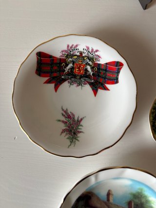 3 Platos Porcelana Fina Británica
