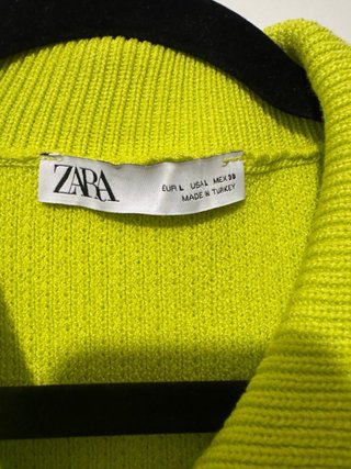Chaqueta Zara manga corta botones dorados