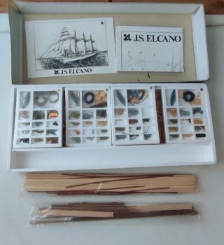 Maqueta J.S. Elcano - Buque Escuela Escala 1:110