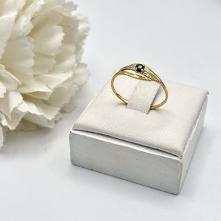 Anillo oro 18kt con gema