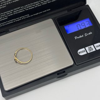 Anillo oro 18kt con gema