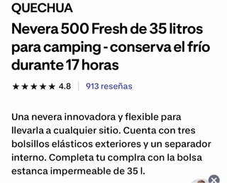 Nevera de camping plegable gran capacidad 35L