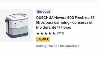 Nevera de camping plegable gran capacidad 35L