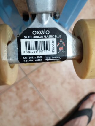 Patinete Oxelo y Monopatín Azul principiante