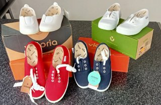 Zapatillas Victoria Lona Eco Niños Cordones