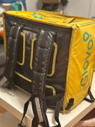 Mochila Glovo Amarilla