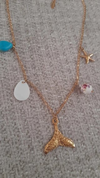 Collar Cola de Sirena y Estrella de Mar