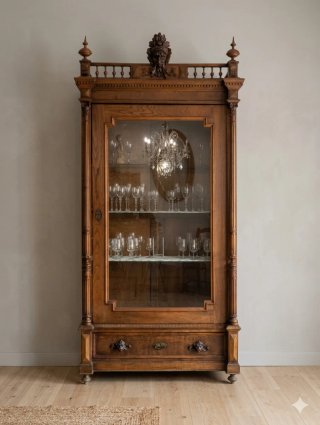 Vitrina del  siglo XIX
