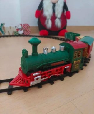 Treno di Natale con Luci e Suono
