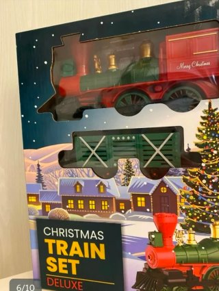 Treno di Natale con Luci e Suono