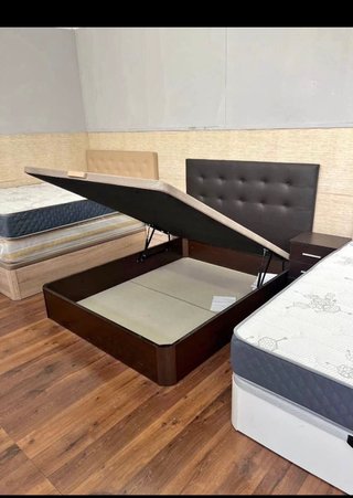 Cama con almacenaje y cabecero + Almohada OFFERTA!