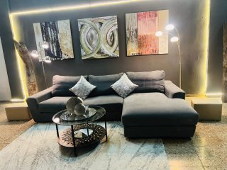 Sofá Chaise Longue Gris