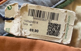 Pantalón Chino El Ganso Talla 46 + Cinturón