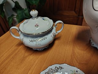 Servizio caffè porcellana decorata