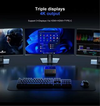 Mini PC G1 - AMD Ryzen 5 5500U, 16GB RAM, 512GB