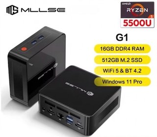 Mini PC G1 - AMD Ryzen 5 5500U, 16GB RAM, 512GB