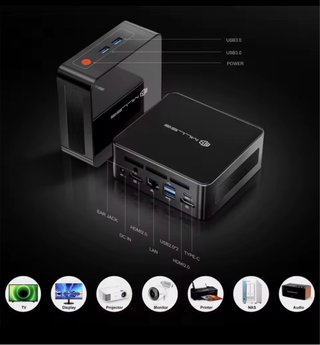 Mini PC G1 - AMD Ryzen 5 5500U, 16GB RAM, 512GB