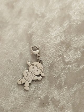 Colgante plata niña pulsera