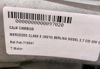 Mercedes-benz 97020 716641 caja clase e (w210) 2.7