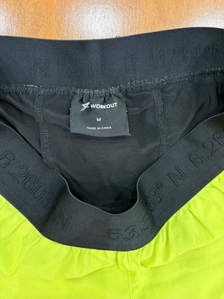 Pantaloncini tecnici 2 in 1 Workout, tg. M