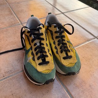 Nike Sacai VaporWaffle Tour Yellow Green CV1363-70