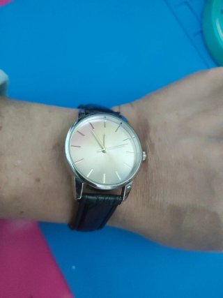 2 Relojes Vintage - Correa Negra