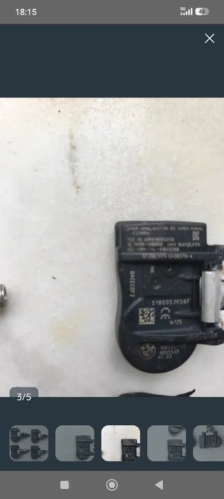 4 Sensores Presión Neumáticos BMW TPMS