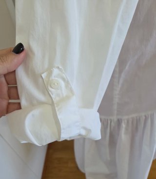 Vestido camisero Zara Woman oversize S