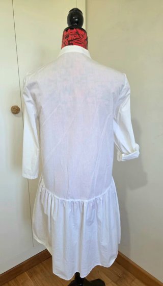 Vestido camisero Zara Woman oversize S