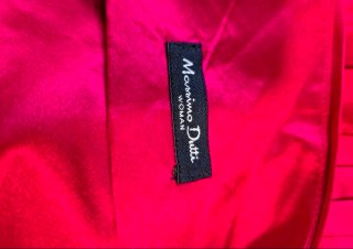 Falda midi plisada 100% seda Massimo Dutti