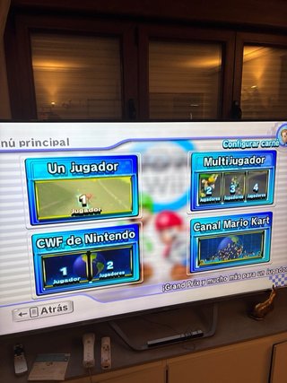Nintendo Wii + Mario Kart + Wii Sports + 2 Volante