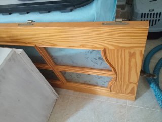 Puerta de interior con cristal
