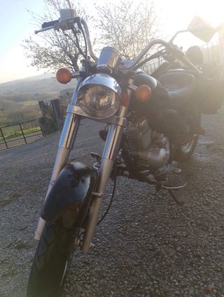 Moto Samada 125 Cruiser Negra