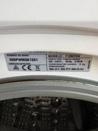 Lavadora LG Direct Drive 8kg