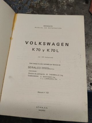 Manual Taller Volkswagen K70 y K70 L