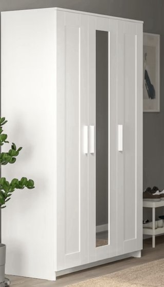 Armario BRIMNES 3 puertas blanco IKEA