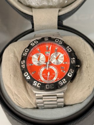 Reloj Bvlgari Cronógrafo, rojo ,blanco ,amarillo