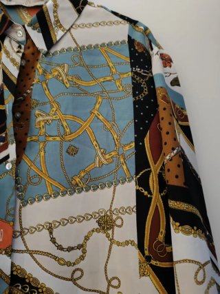 Camisa estampada multicolor