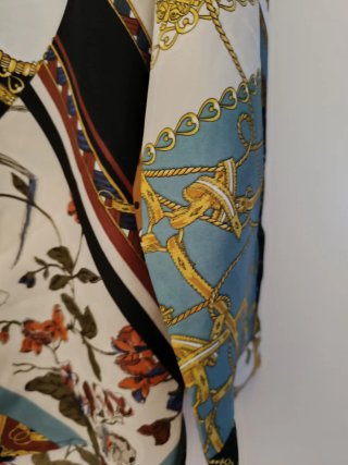 Camisa estampada multicolor