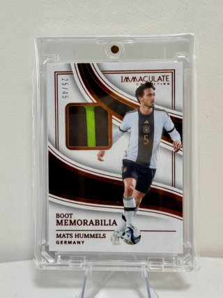 Mats Hummels Boot Lace ⁄45 Panini Immaculate de segunda mano Mats Hummels Boot Lace ⁄45 Panini Immaculate de segunda mano