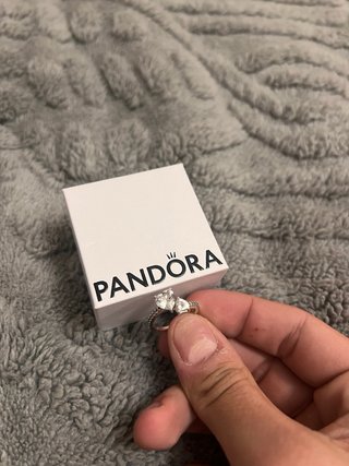 Anillo Corazón Doble Plata