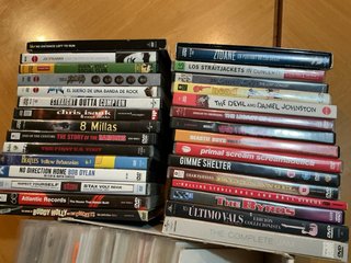 DVDs Música Pop Rock y Rap