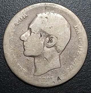 ¡Muy escasa! 1 Peseta 1881 MSM ¡Plata! Alfonso XII