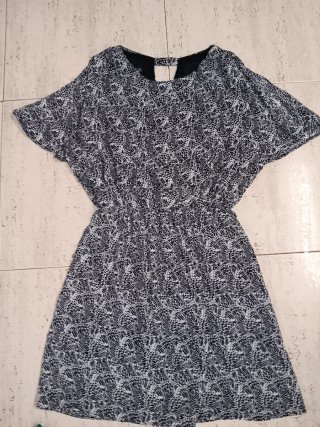 Vestido Mango Talla M Estampado Mariposas