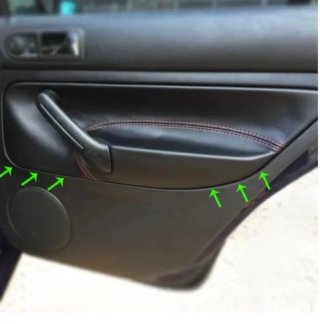 Tapizado Puertas Golf 5 / V Negro